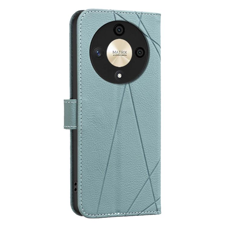 For Honor X9B / Magic6 Lite Geometric Pattern RFID Leather Phone Case