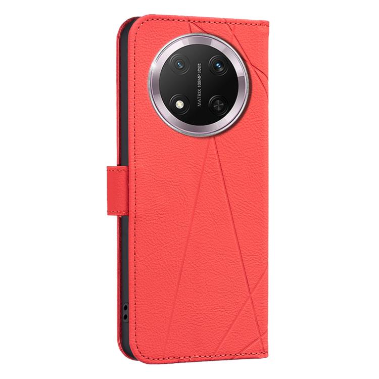 For Honor X9C 5G / Magic7 Lite Geometric Pattern RFID Leather Phone Case