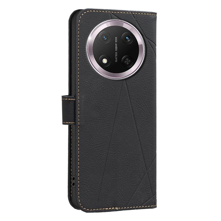 For Honor X9C 5G / Magic7 Lite Geometric Pattern RFID Leather Phone Case