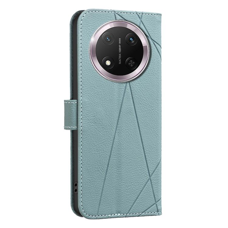 For Honor X9C 5G / Magic7 Lite Geometric Pattern RFID Leather Phone Case