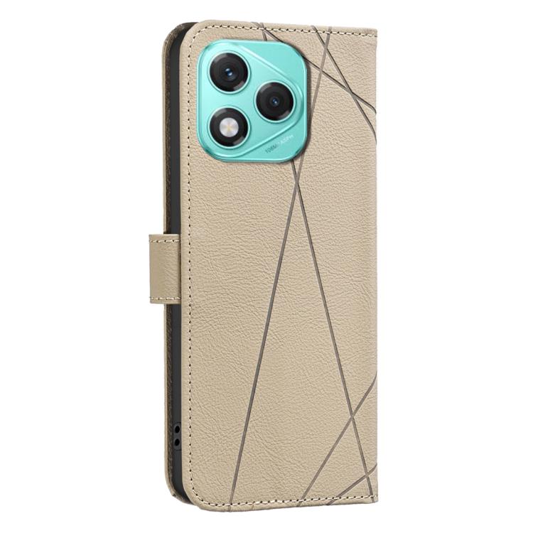 For Honor 400 Lite Global Geometric Pattern RFID Leather Phone Case