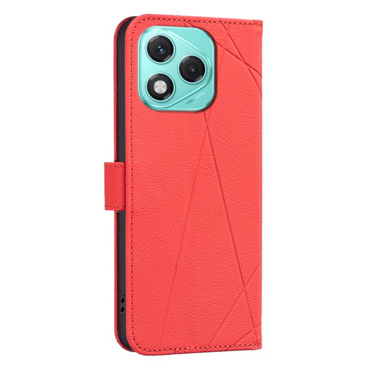 For Honor 400 Lite Global Geometric Pattern RFID Leather Phone Case