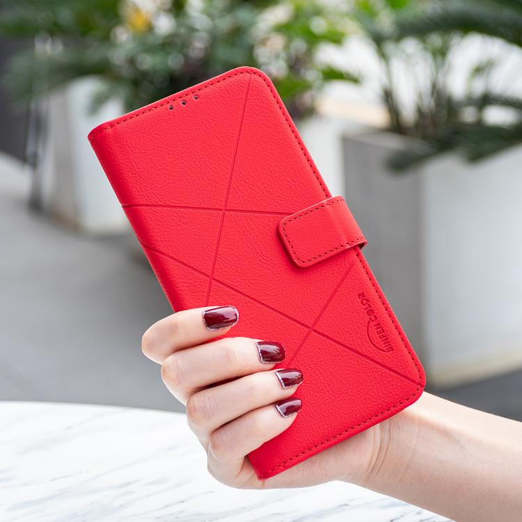 For Honor 400 Lite Global Geometric Pattern RFID Leather Phone Case