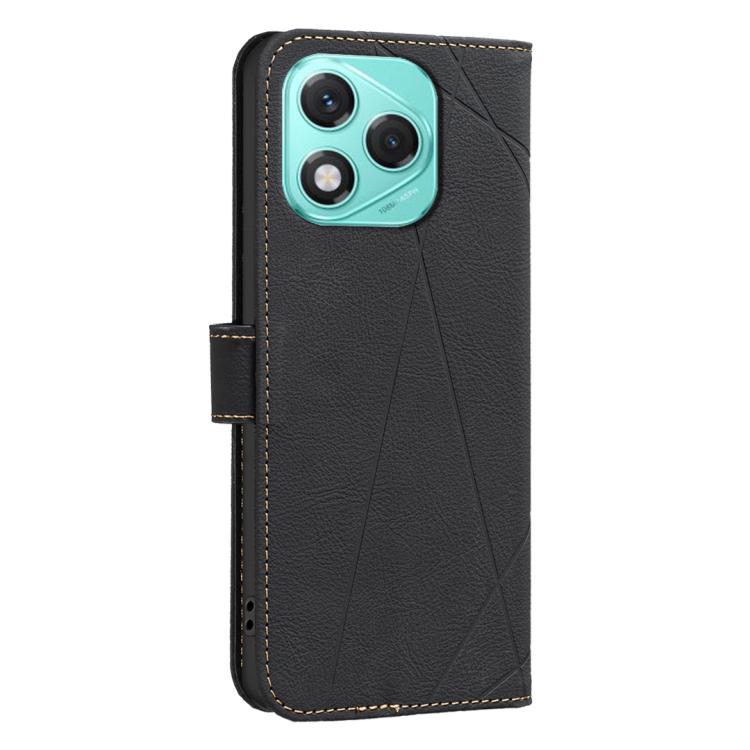 For Honor 400 Lite Global Geometric Pattern RFID Leather Phone Case