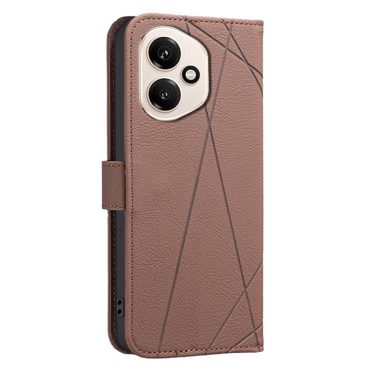 For Honor 400 Global 156.5mm Geometric Pattern RFID Leather Phone Case