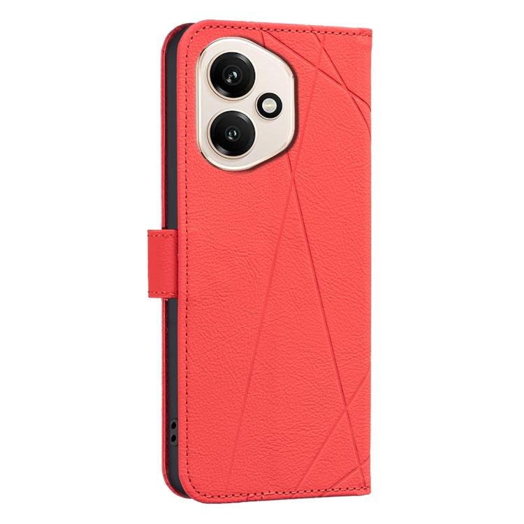For Honor 400 Global 156.5mm Geometric Pattern RFID Leather Phone Case