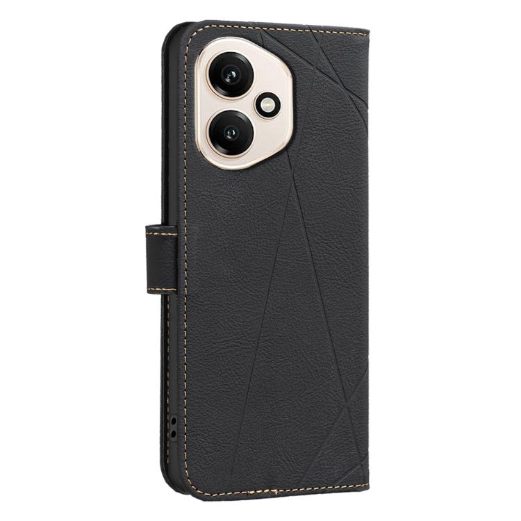 For Honor 400 Global 156.5mm Geometric Pattern RFID Leather Phone Case