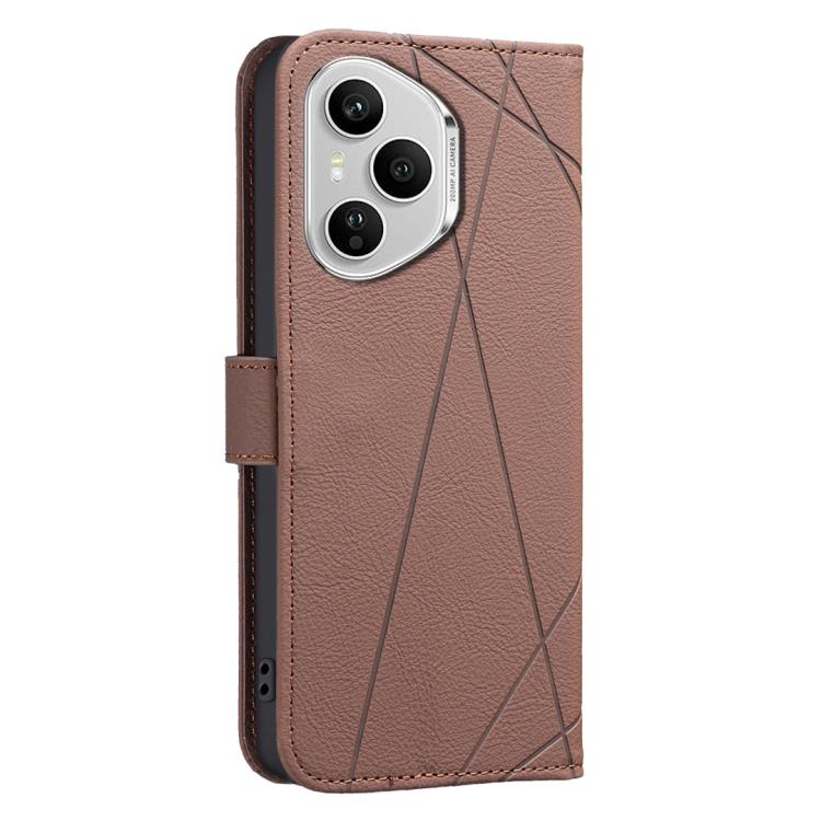 For Honor 400 Pro Global 160.8mm Geometric Pattern RFID Leather Phone Case