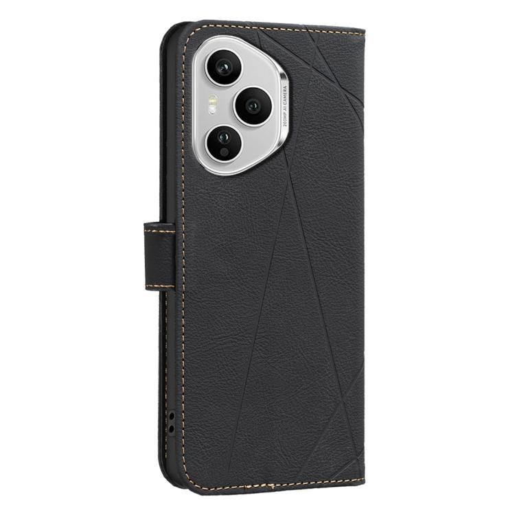 For Honor 400 Pro Global 160.8mm Geometric Pattern RFID Leather Phone Case