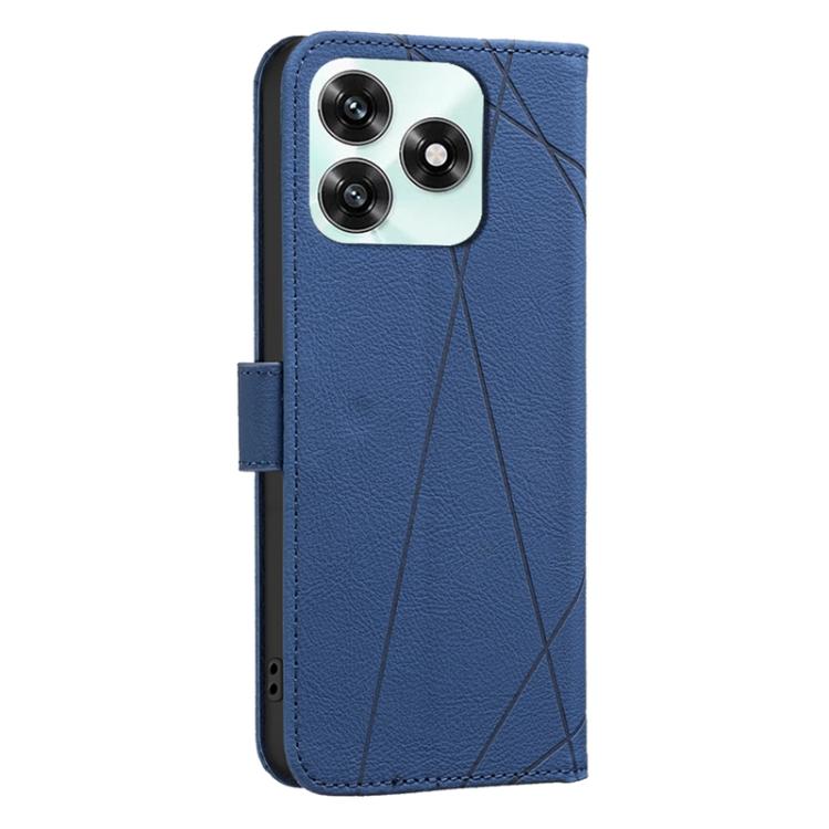 For Honor X5c 4G / X5c Plus Geometric Pattern RFID Leather Phone Case