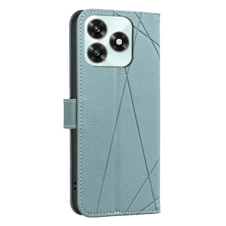 For Honor X5c 4G / X5c Plus Geometric Pattern RFID Leather Phone Case