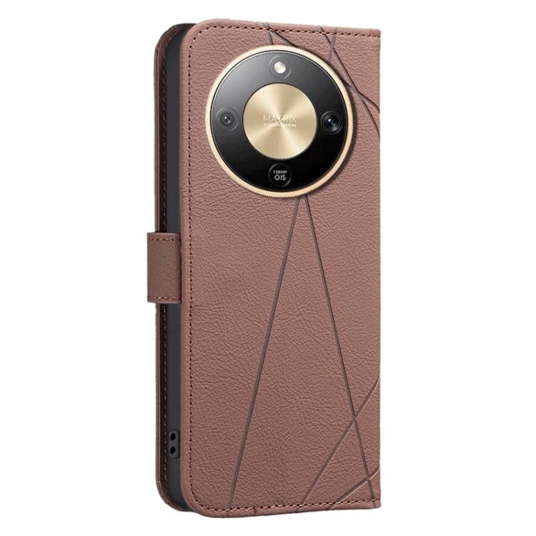 For Honor X9d 5G / X70 5G Geometric Pattern RFID Leather Phone Case