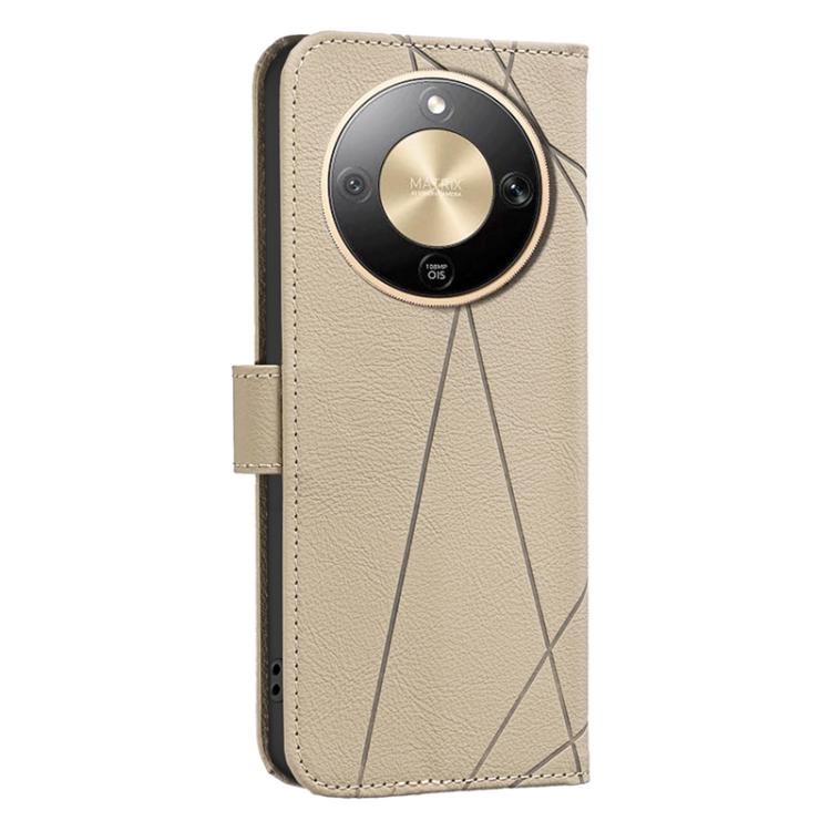 For Honor X9d 5G / X70 5G Geometric Pattern RFID Leather Phone Case