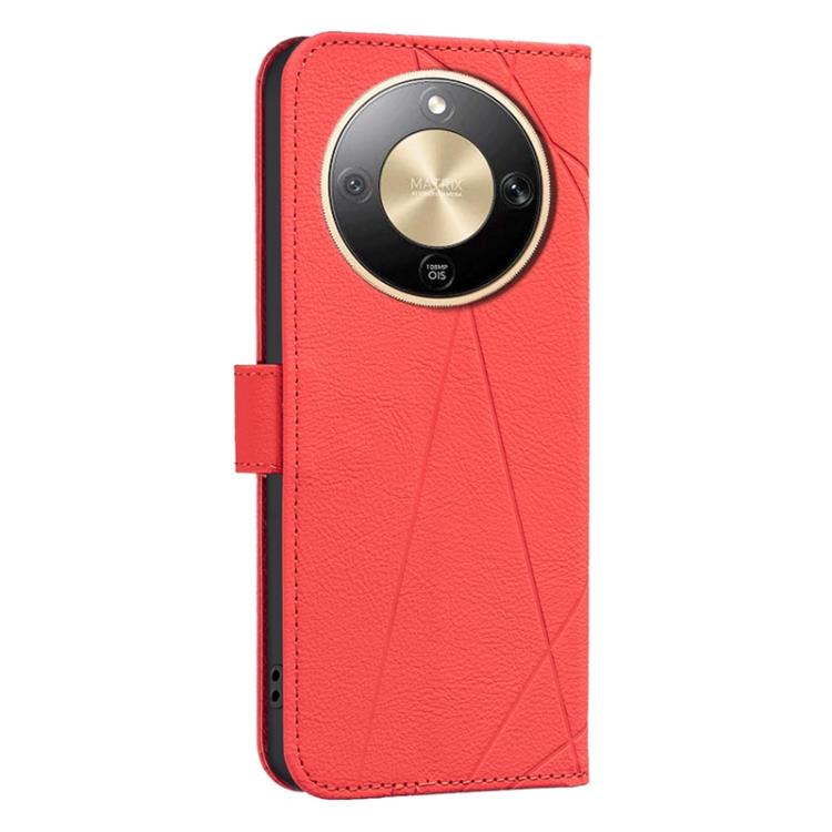 For Honor X9d 5G / X70 5G Geometric Pattern RFID Leather Phone Case