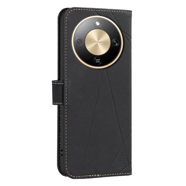 For Honor X9d 5G / X70 5G Geometric Pattern RFID Leather Phone Case
