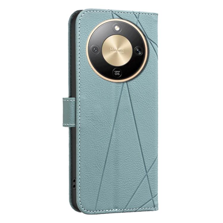For Honor X9d 5G / X70 5G Geometric Pattern RFID Leather Phone Case