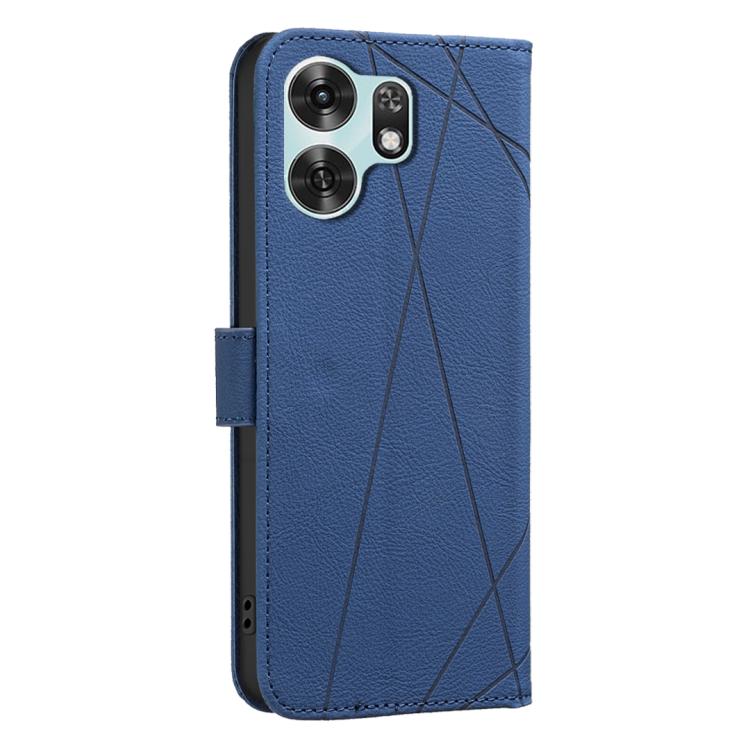 For Honor X6d 5G Geometric Pattern RFID Leather Phone Case