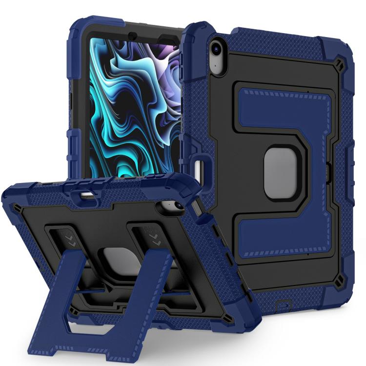 For iPad mini 6 2021 / mini 2024 Big Holder Silicone Hydric PC Tablet Case with Shoulder Strap