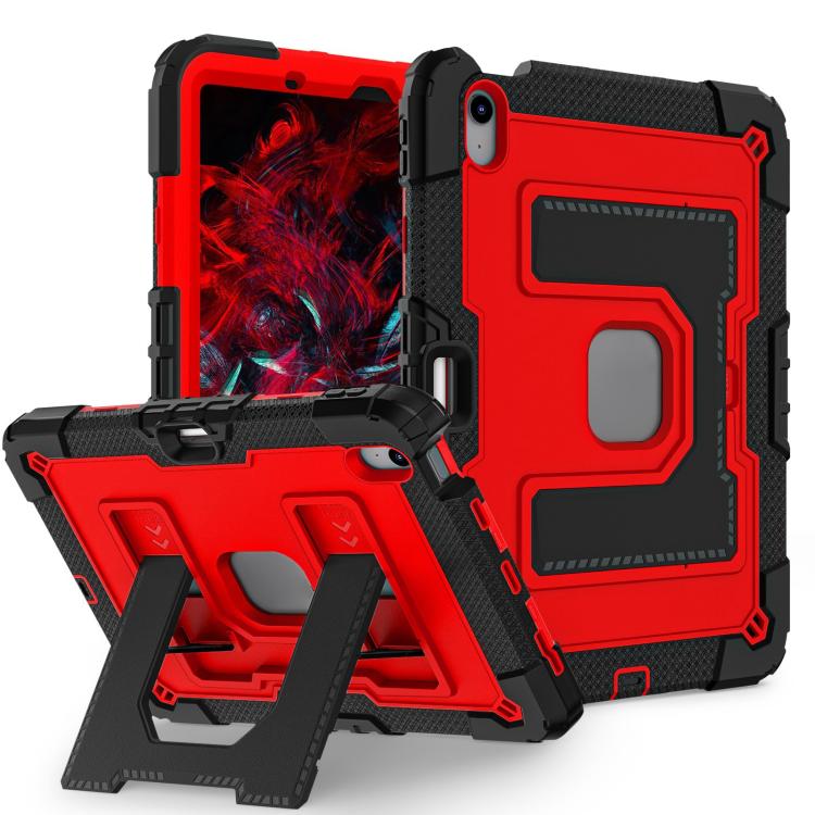 For iPad mini 6 2021 / mini 2024 Big Holder Silicone Hydric PC Tablet Case with Shoulder Strap