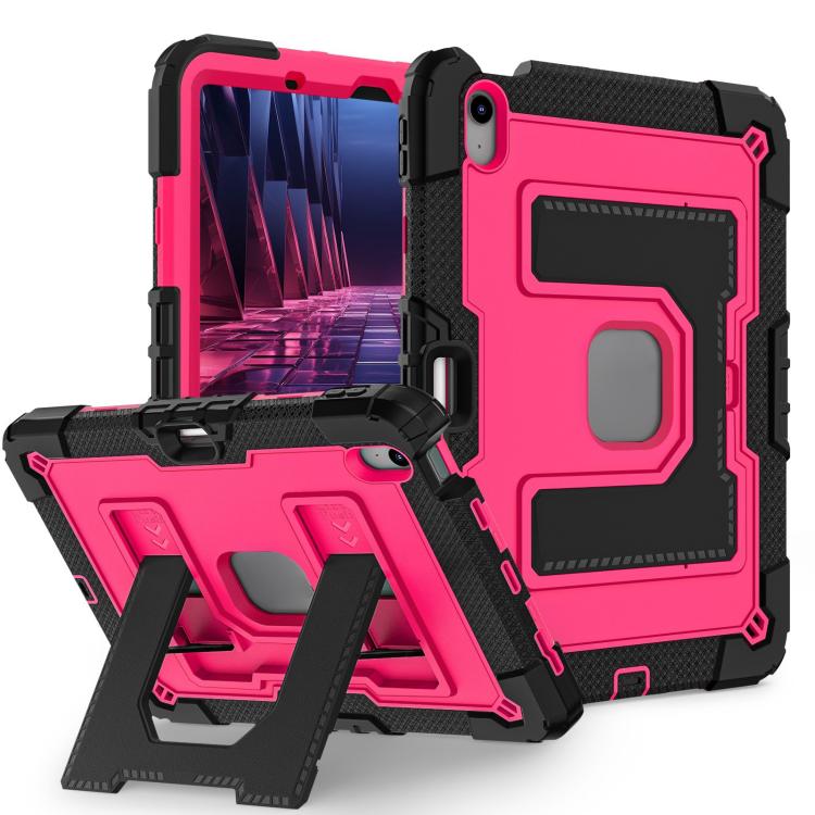 For iPad mini 6 2021 / mini 2024 Big Holder Silicone Hydric PC Tablet Case with Shoulder Strap