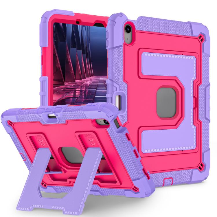 For iPad mini 6 2021 / mini 2024 Big Holder Silicone Hydric PC Tablet Case with Shoulder Strap