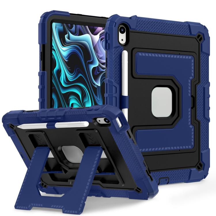For iPad 2025 / 2022 Big Holder Silicone Hydric PC Tablet Case with Shoulder Strap