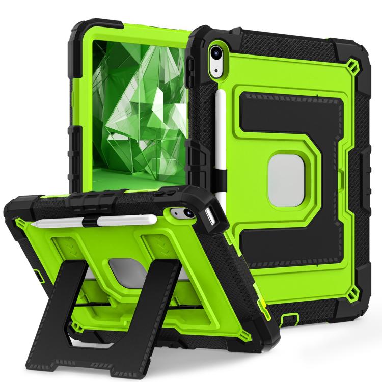 For iPad 2025 / 2022 Big Holder Silicone Hydric PC Tablet Case with Shoulder Strap