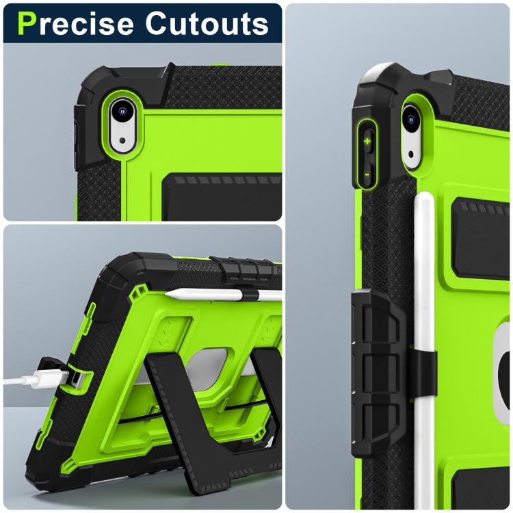For iPad 2025 / 2022 Big Holder Silicone Hydric PC Tablet Case with Shoulder Strap