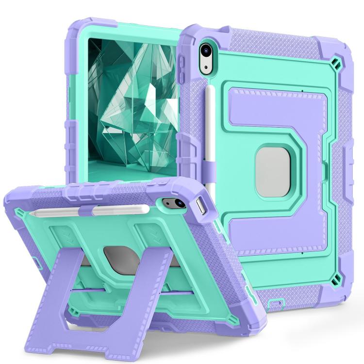For iPad 2025 / 2022 Big Holder Silicone Hydric PC Tablet Case with Shoulder Strap