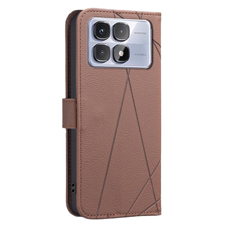 For Redmi K70 / K70 Pro Geometric Pattern RFID Leather Phone Case