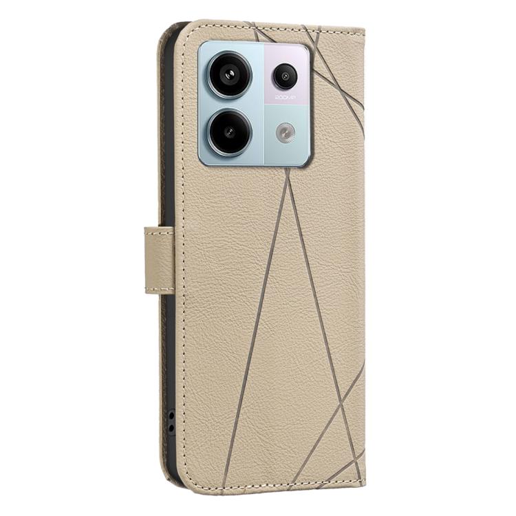 For Redmi Note 13 Pro 5G Geometric Pattern RFID Leather Phone Case
