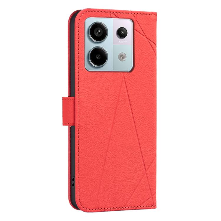 For Redmi Note 13 Pro 5G Geometric Pattern RFID Leather Phone Case