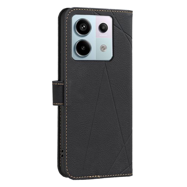 For Redmi Note 13 Pro 5G Geometric Pattern RFID Leather Phone Case