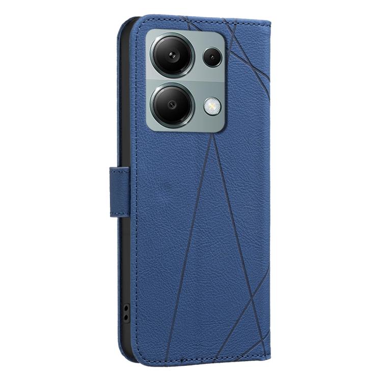 For Redmi Note 13 Pro 4G Geometric Pattern RFID Leather Phone Case