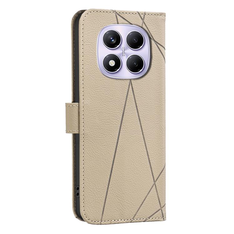 For Redmi Note 14 Pro 4G Geometric Pattern RFID Leather Phone Case