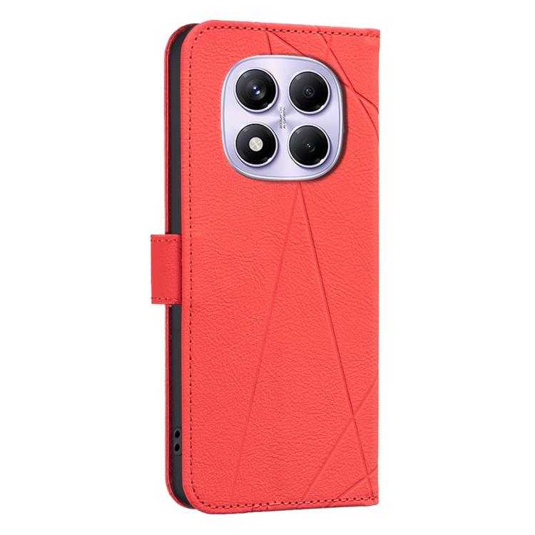 For Redmi Note 14 Pro 4G Geometric Pattern RFID Leather Phone Case