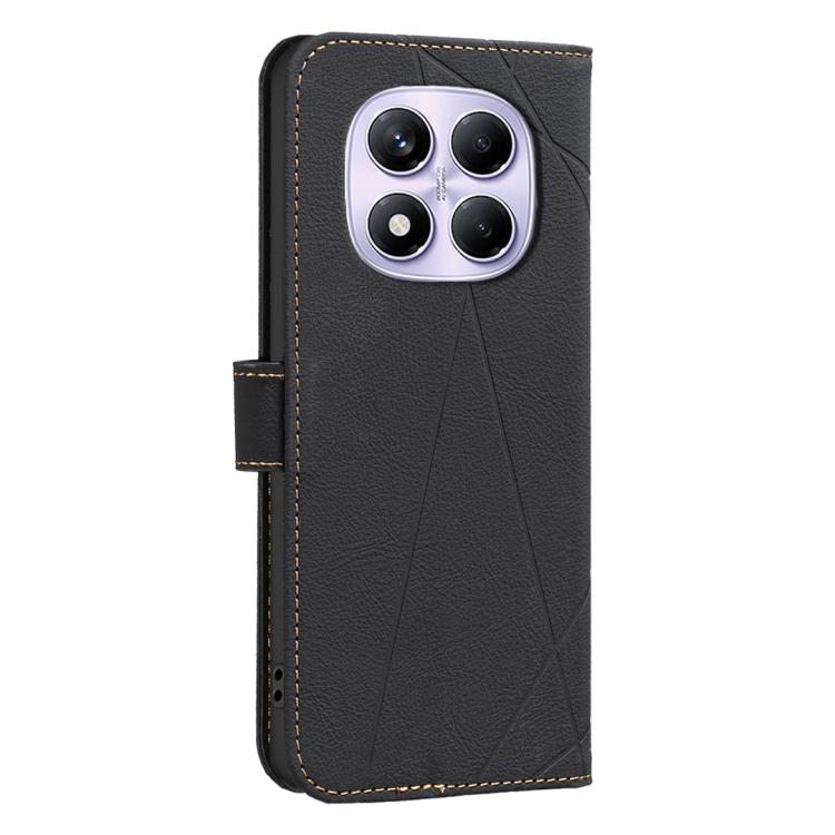 For Redmi Note 14 Pro 4G Geometric Pattern RFID Leather Phone Case