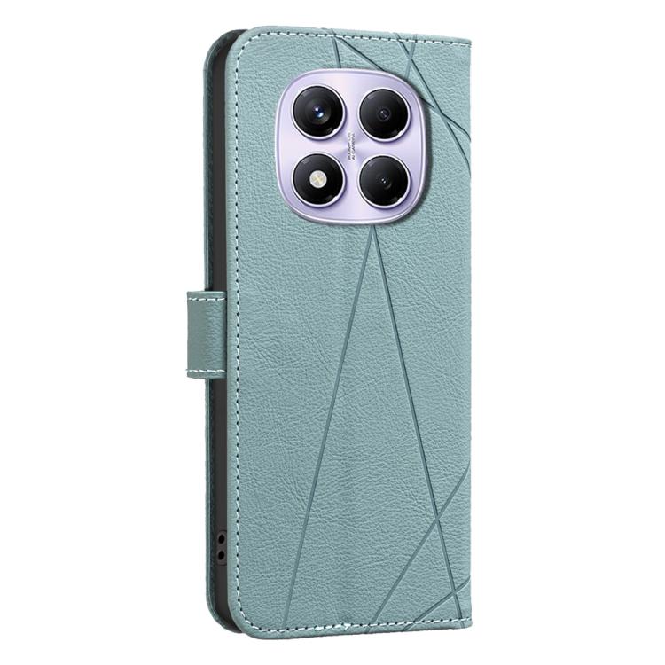 For Redmi Note 14 Pro 4G Geometric Pattern RFID Leather Phone Case