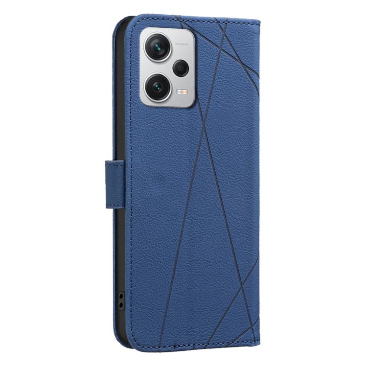 For Redmi Note 12 Pro+ Global Geometric Pattern RFID Leather Phone Case