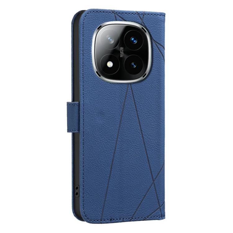For Redmi Note 14 Pro 5G / 14 Pro+ 5G Geometric Pattern RFID Leather Phone Case