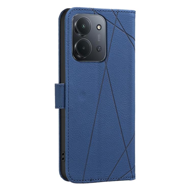 For Redmi 15C 5G / 4G EU 173mm Geometric Pattern RFID Leather Phone Case