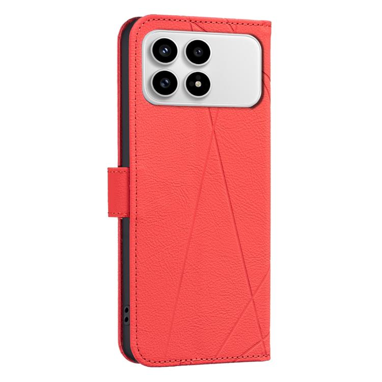 For Redmi K90/Poco F8 Pro Geometric Pattern RFID Leather Phone Case