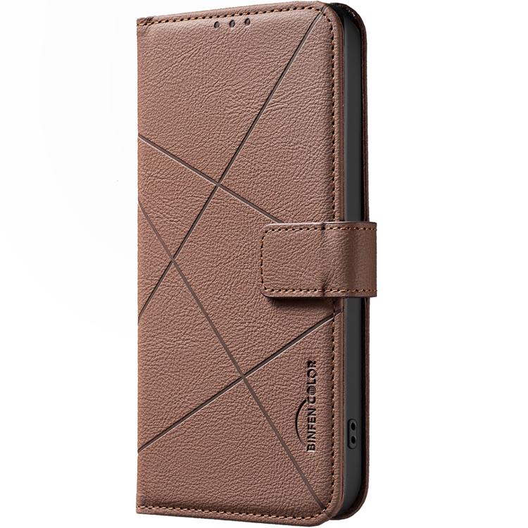 For Redmi K90 Pro Max/Poco F8 Ultra Geometric Pattern RFID Leather Phone Case