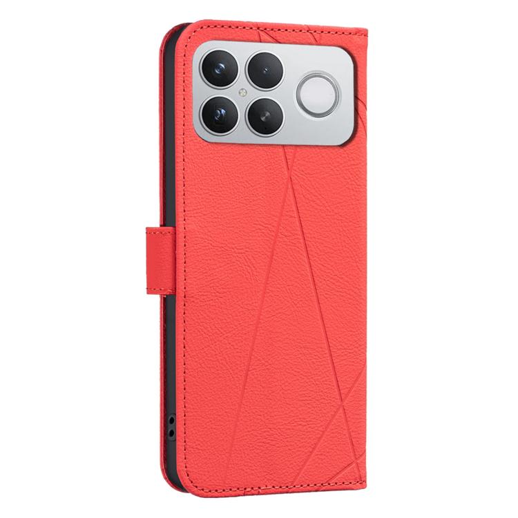 For Redmi K90 Pro Max/Poco F8 Ultra Geometric Pattern RFID Leather Phone Case