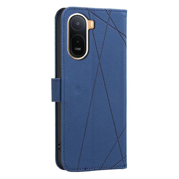 For Redmi A7 Pro 171mm / Poco C85x 5G Geometric Pattern RFID Leather Phone Case