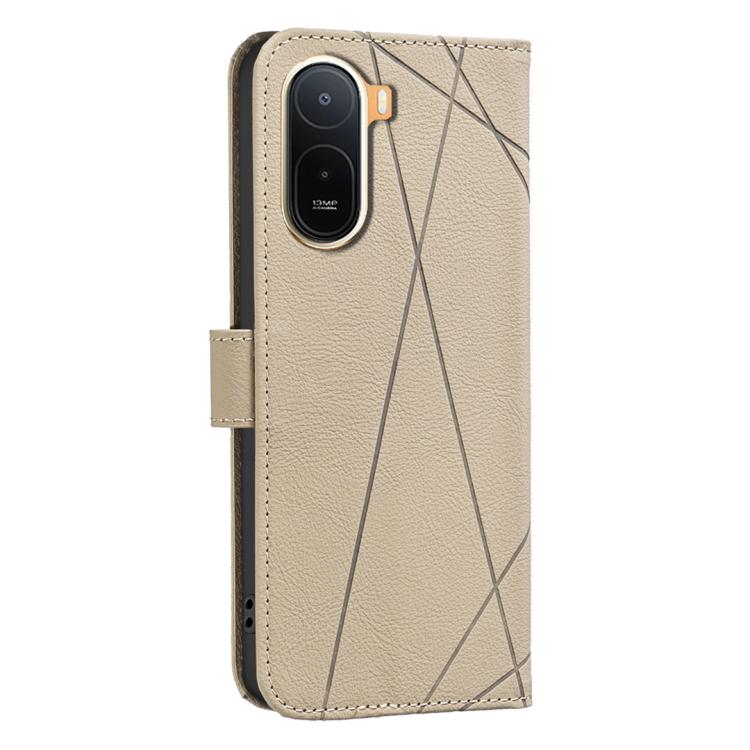 For Redmi A7 Pro 171mm / Poco C85x 5G Geometric Pattern RFID Leather Phone Case