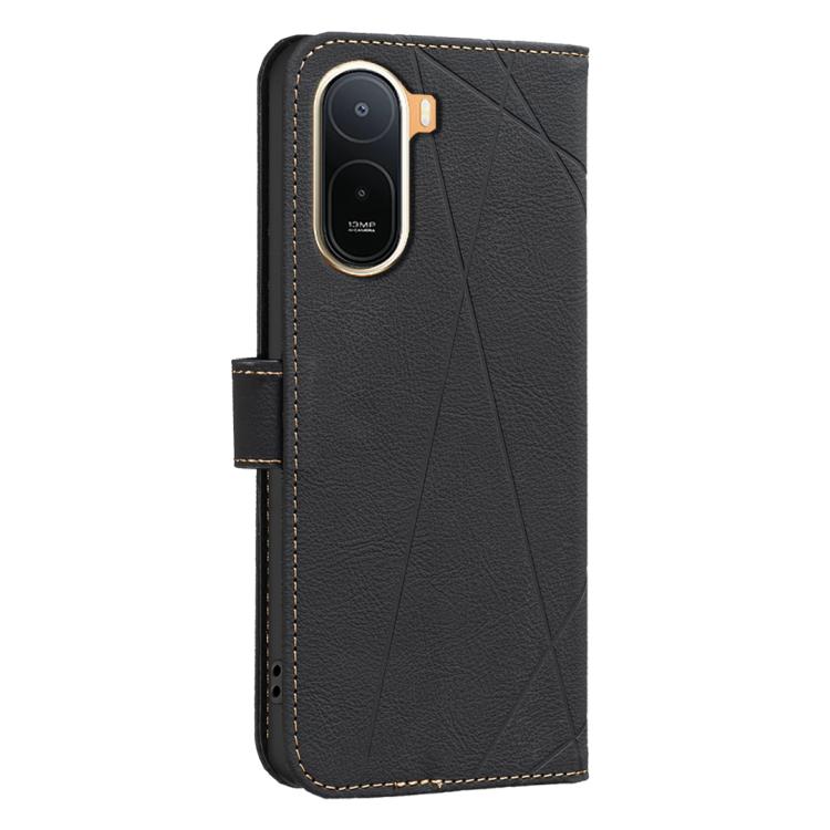 For Redmi A7 Pro 171mm / Poco C85x 5G Geometric Pattern RFID Leather Phone Case