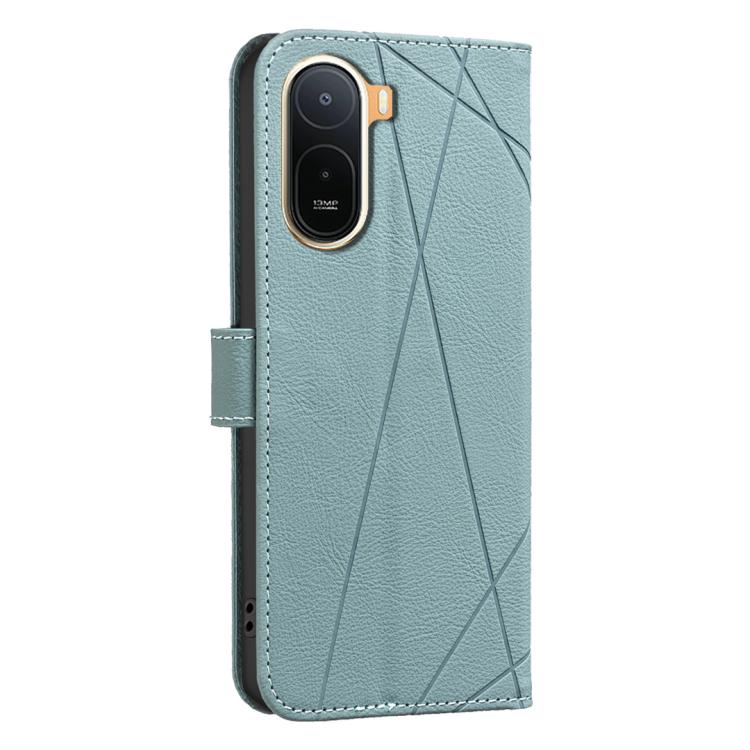 For Redmi A7 Pro 171mm / Poco C85x 5G Geometric Pattern RFID Leather Phone Case