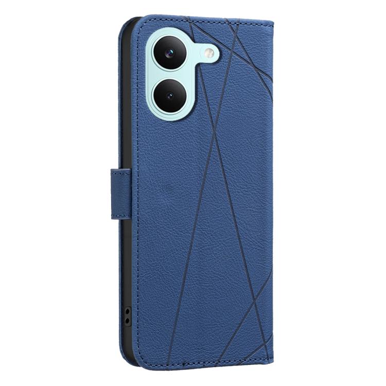 For Redmi Tubo 5 / Poco X8 Pro 5G Geometric Pattern RFID Leather Phone Case
