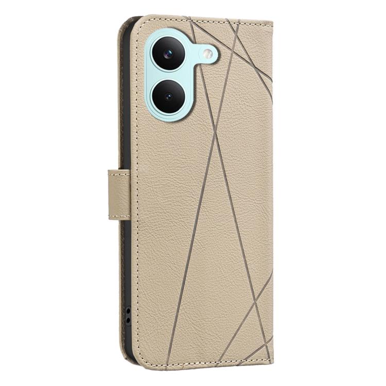 For Redmi Tubo 5 / Poco X8 Pro 5G Geometric Pattern RFID Leather Phone Case